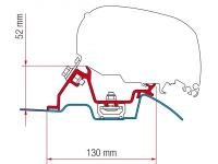 Fiamma KIT MERCEDES SPRINT WITH ROOF RAIL, Крепёж для маркизы, артикул 98655-772