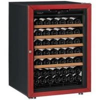EuroCave V-Prem-S (5 полок, стеклопакет, красная рама)