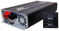 Инвертор MobileComfort S2024-BC, 2000Вт, 24В, чистый синус,  розетка 230V, встроенное зарядное устройство 10А, схема приоритетов 230V, функция бесперебойника, USB выход, в комплекте настенная панель управления