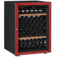 EuroCave V-Prem-S (2 полки, стеклопакет, красная рама)