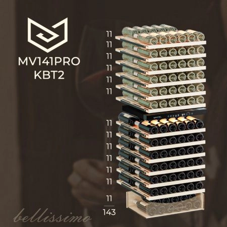 Купить встраиваемый винный шкаф Meyvel MV141PRO-KBT2