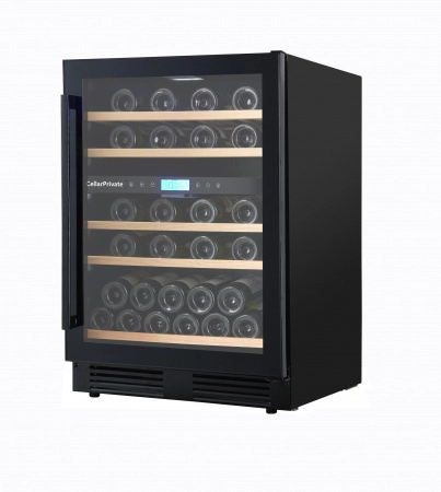 Купить встраиваемый винный шкаф Cellar Private CP043-2TB чёрный