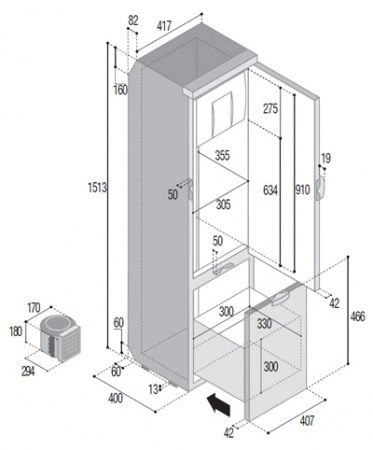 Купить Vitrifrigo SLIM 150