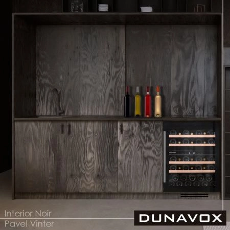 Купить встраиваемый винный шкаф Dunavox DAU-39.121DB