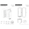 Купить встраиваемый винный шкаф Dunavox DX-104.375DSS