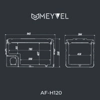 Купить автохолодильник MEYVEL серии AF в Санкт-Петербурге