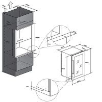 Купить встраиваемый винный шкаф Meyvel MV42-KBB2