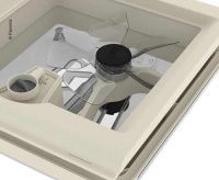 Fiamma Kit Turbo-Vent 28 F, 28х28см, Вентилятор для люка, прозрачный
