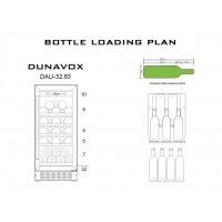Купить встраиваемый винный шкаф Dunavox DAU-32.83W