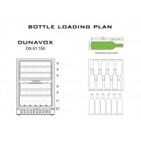 Купить встраиваемый винный шкаф Dunavox DX-51.150DBK/DP