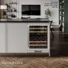 Купить встраиваемый винный шкаф Dunavox DX-53.130DWK/DP