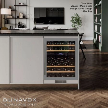 Купить встраиваемый винный шкаф Dunavox DX-53.130SDSK/DP