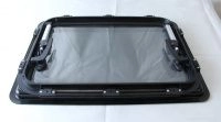 MobileComfort W5035P, 500х350mm, Окно откидное, шторка плиссированная, антимаскитка