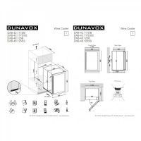 Купить встраиваемый винный шкаф Dunavox DAB-48.125SS