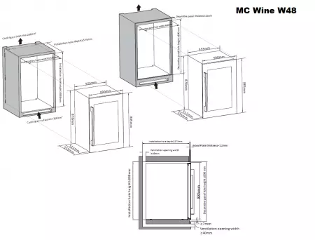 Купить MC Wine W48DB