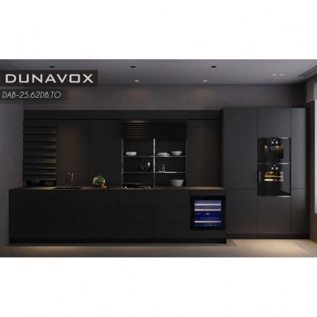 Купить встраиваемый винный шкаф Dunavox DAB-25.62DB.TO