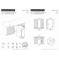 Купить встраиваемый винный шкаф Dunavox DX-17.58SDSK/DP