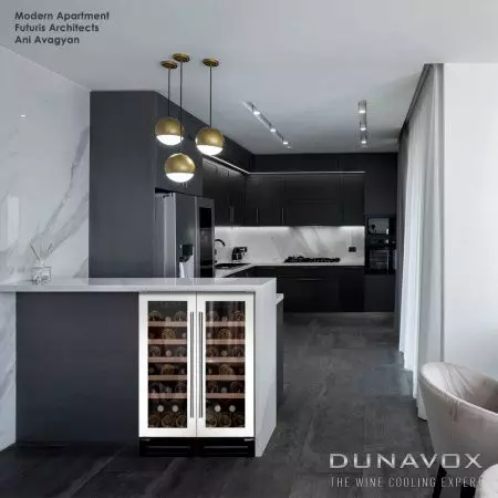 Купить встраиваемый винный шкаф Dunavox DAU-19.58W