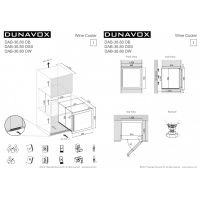 Купить встраиваемый винный шкаф Dunavox DAB-36.80DB