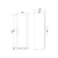 Купить встраиваемый винный шкаф Dometic E115FG Elegance