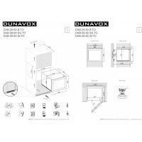 Купить встраиваемый винный шкаф Dunavox DAB-26.60W.TO