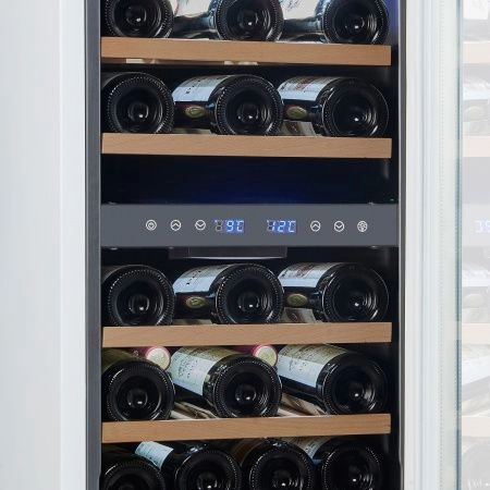 Купить встраиваемый винный шкаф CellarPrivate винный шкаф встраиваемый, двухзонный на 27 бутылок (CP027-2TWH) со скрытой ручкой