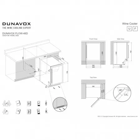 Купить Dunavox DAUF-46.145DMB