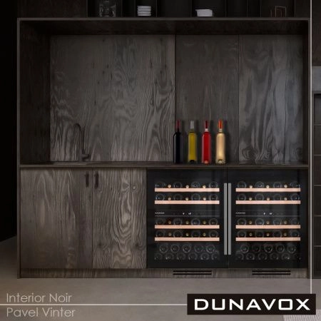 Купить встраиваемый винный шкаф Dunavox DAU-39.121DB