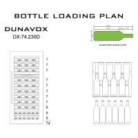 Купить встраиваемый винный шкаф Dunavox  DX-74.230DB
