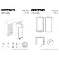 Купить встраиваемый винный шкаф Dunavox DX-94.270SDSK