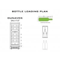 Купить встраиваемый винный шкаф Dunavox DAU-17.57DB