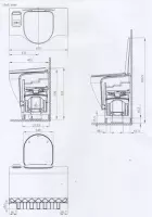 Freucamp RV Toilet W500115 Туалет кассетный для автодома