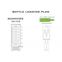 Купить встраиваемый винный шкаф Dunavox DAU-19.58B