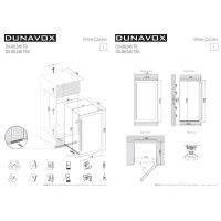 Купить встраиваемый винный шкаф Dunavox DX-89.246TB
