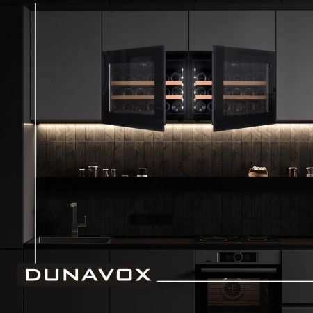 Купить встраиваемый винный шкаф Dunavox DAV-18.46B.TO