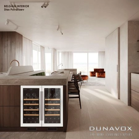 Купить встраиваемый винный шкаф Dunavox DAU-32.83W