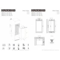 Купить встраиваемый винный шкаф Dunavox DAB-65.178TB.TO
