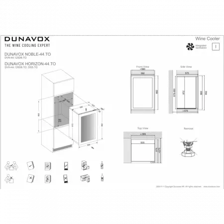 Купить Dunavox DVH-44.120DB.TO
