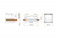 Fiamma Vent 28 F Crystal, 28х28см, Люк автомобильный, прозрачный