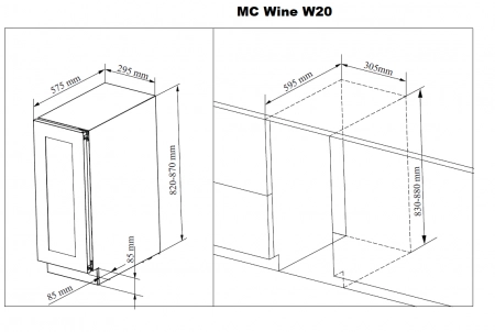 Купить MC Wine W20S