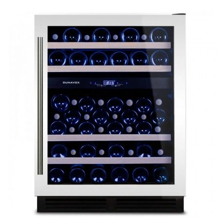 Купить встраиваемый винный шкаф Dunavox DX-53.130DWK/DP