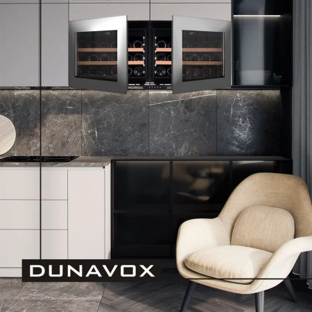 Купить встраиваемый винный шкаф Dunavox DAV-18.46SS.TO