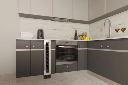 Купить встраиваемый винный шкаф Libhof Connoisseur CX-9 silver