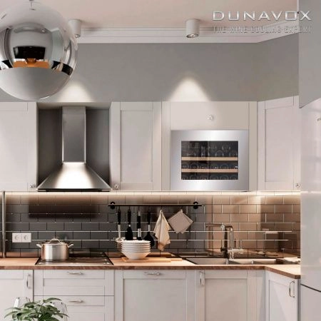 Купить встраиваемый винный шкаф Dunavox DAB-26.60SS.TO