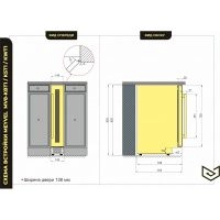 Купить встраиваемый винный шкаф Meyvel MV8-KBT1