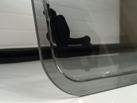 MobileComfort W9045R3, 900*450mm, Окно откидное для транспортных средств, шторка рулонная, антимаскитка