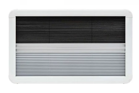 Sanjo 3J-EW 550x1300 мм, Окно откидное, Плиссированная штора, цвет белый