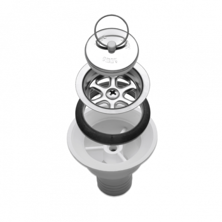 Сифон Dometic CRAMER/SMEV AC 545, патрубок прям., диам.=20мм